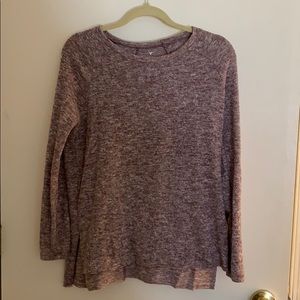 Purple crew neck AE sweater